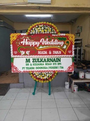 Papan Bunga di Felfest Universitas Indonesia Depok