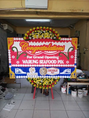 Papan Bunga di Felfest Universitas Indonesia Depok