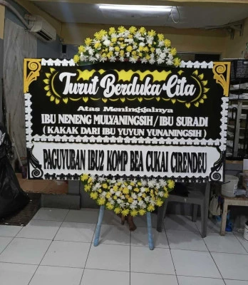 Papan Bunga di Felfest Universitas Indonesia Depok