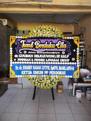 Papan Bunga di Felfest Universitas Indonesia Depok